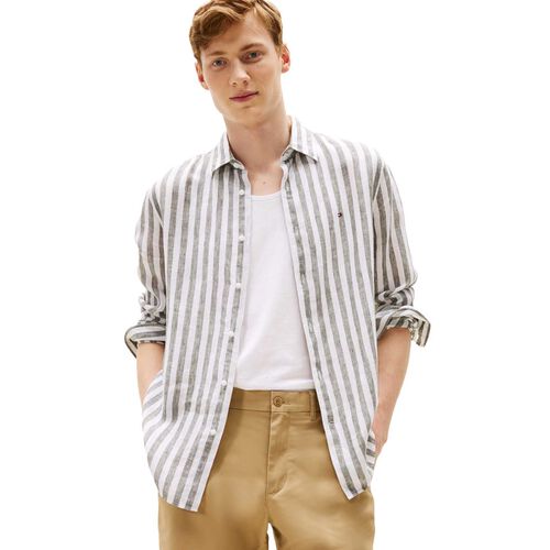 Tommy Hilfiger Linen Bengal Stripe Rf Shirt